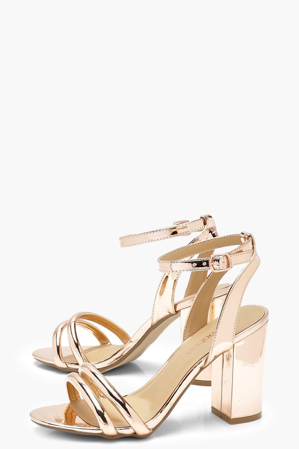 Double ankle strap heels clearance